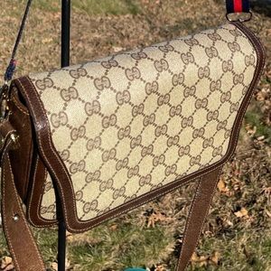 Project vintage GG canvas Gucci purse crossbody bag